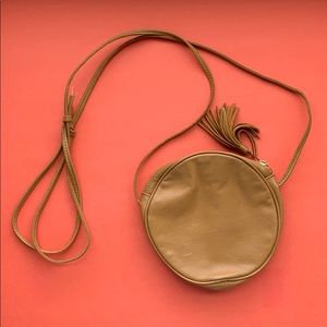American Apparel Leather Circle Purse